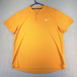 Nike Men’s Orange Short Sleeve Polo Shirt